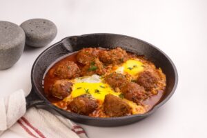 oman best hostel Maroccan meatballs
